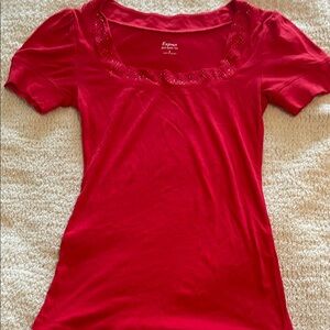 Express Women's Red Tee